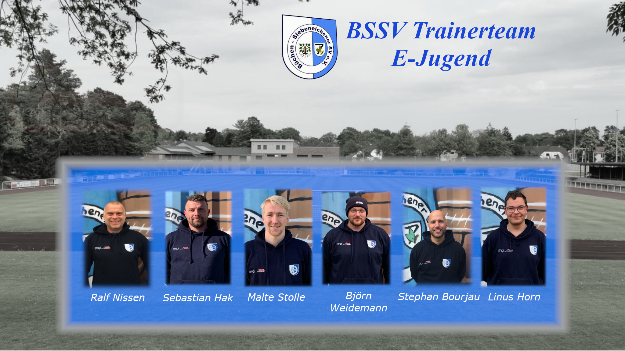 Das Trainerteam der E-Jugend des BSSVs