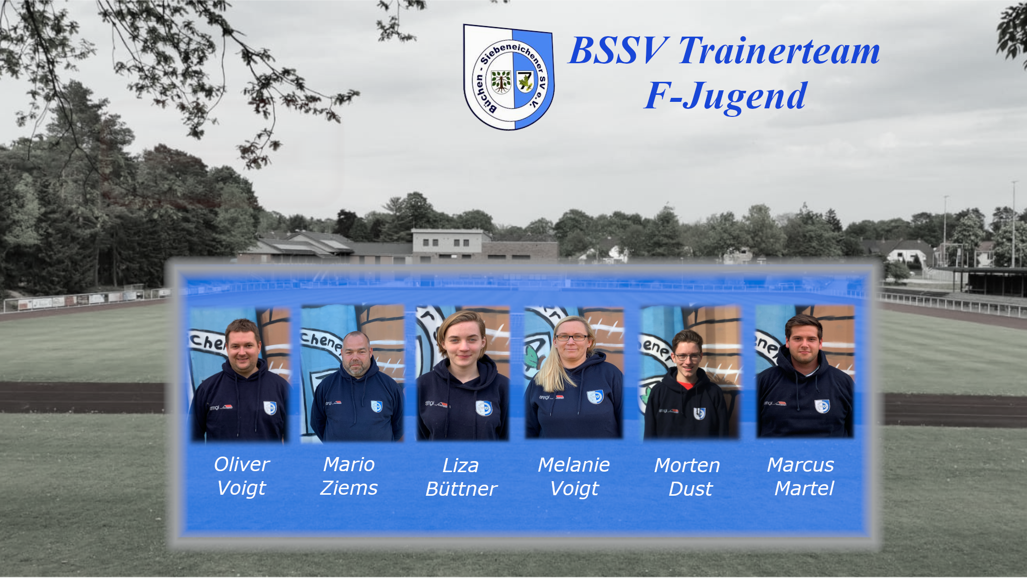 Das Trainerteam der F-Jugend des BSSVs